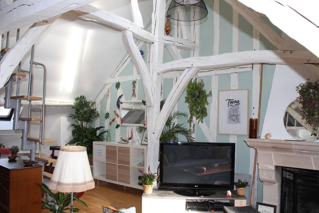 Charmant Appartement Vieux Tours Eksteriør bilde