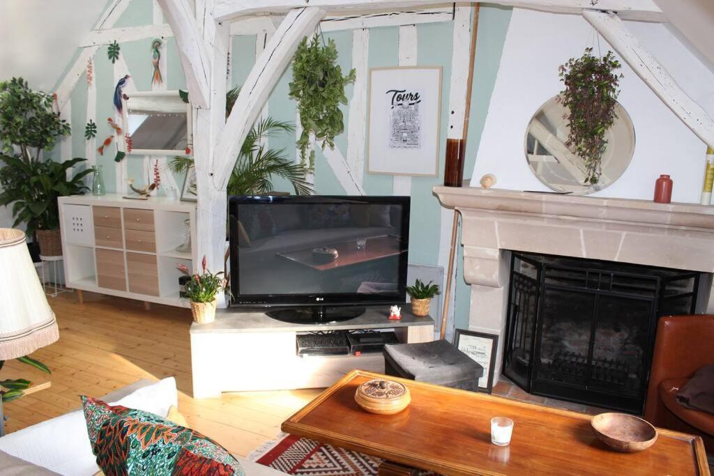 Charmant Appartement Vieux Tours Eksteriør bilde